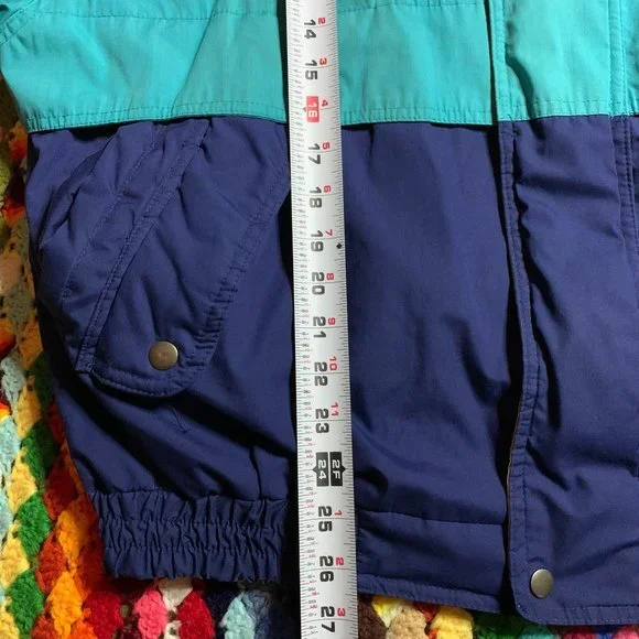 Vintage 1995 Orlando Q12 Embroidered Colorblock Oversized Windbreaker w/… - Picture 11 of 14